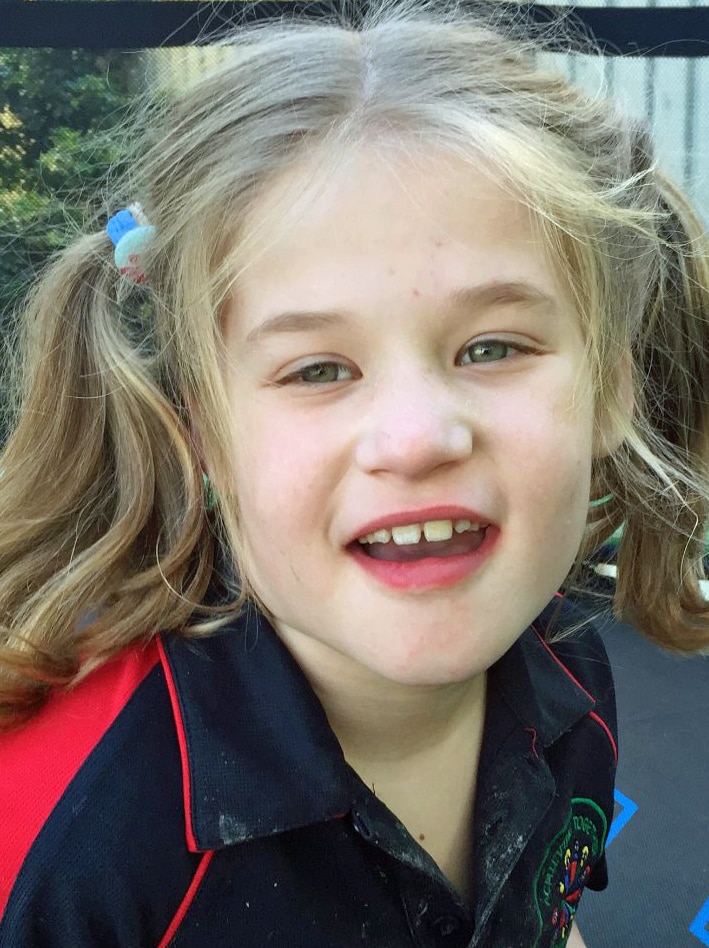 Young epilepsy sufferer Alice Cowes smiles on her 10th birthday.