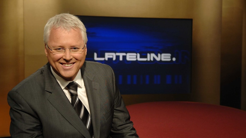 Former Lateline host Tony Jones.
