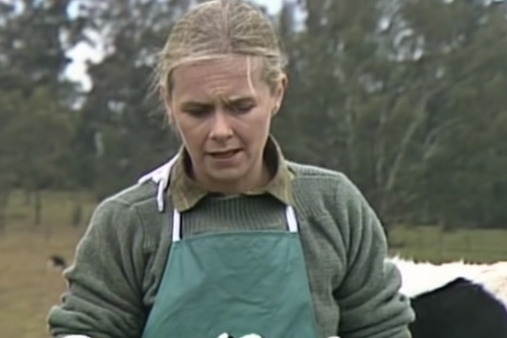 Penny Cook acting in A Country Practice.