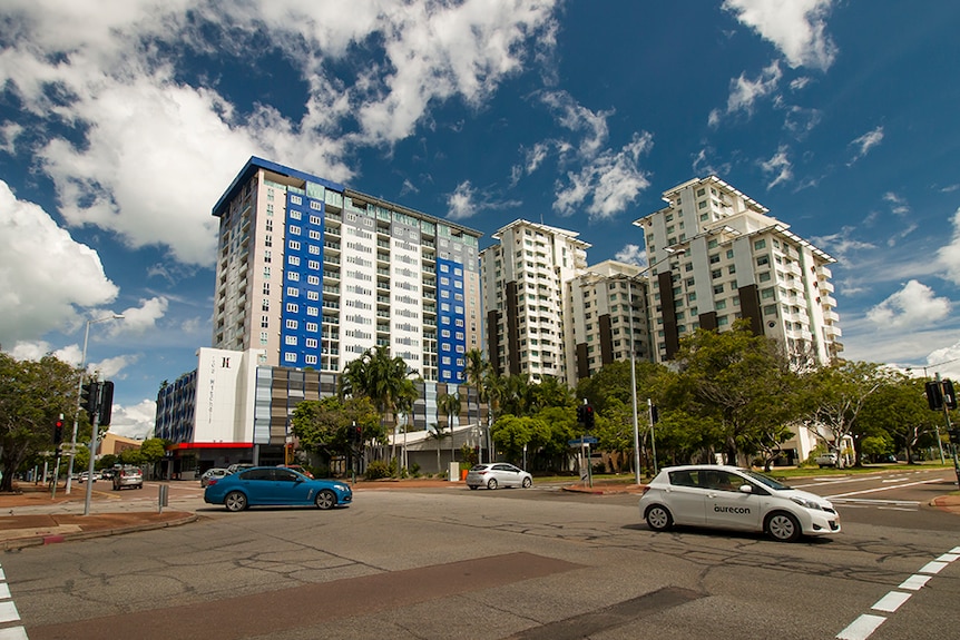 Halikos Group says it built this apartment building in downtown Darwin for Inpex workers' accommodation