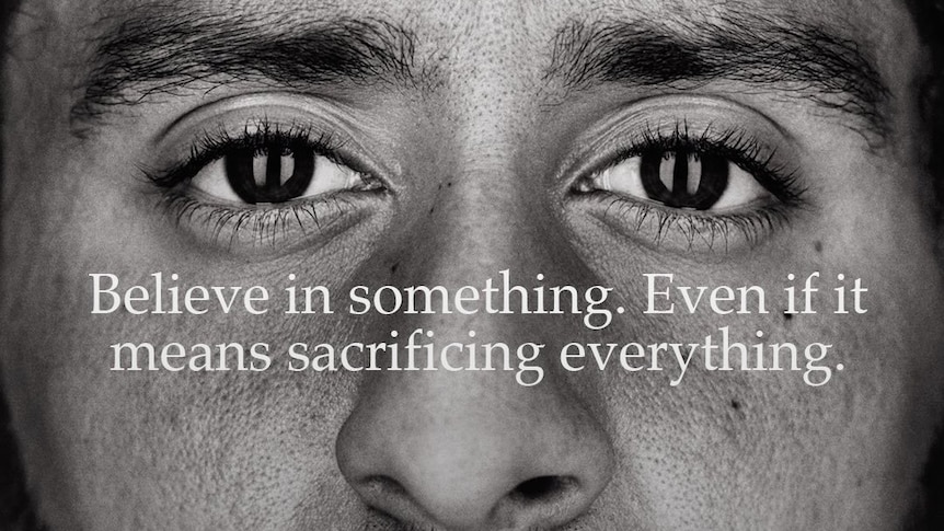 Colin Kaepernick features in Nike's latest 'just do it' advertising campaign.