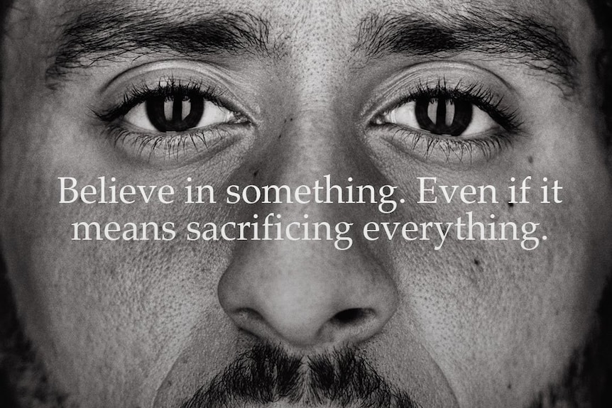 Colin Kaepernick features in Nike's latest 'just do it' advertising campaign.