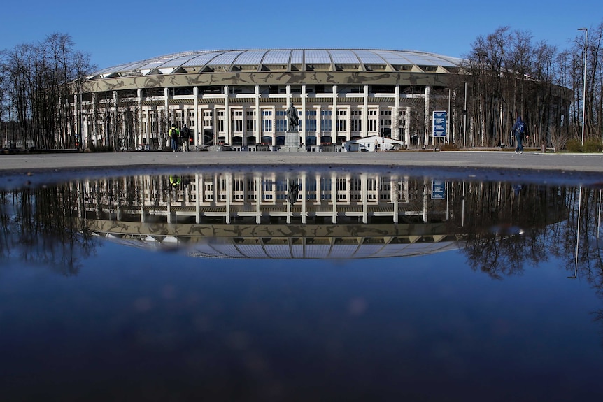 Exterior shot of Luzhniki Stadium
