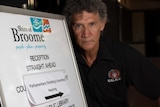 Wayne Barker at the Broome hearing of the parliamentary inquiry into Aboriginal youth suicide.
