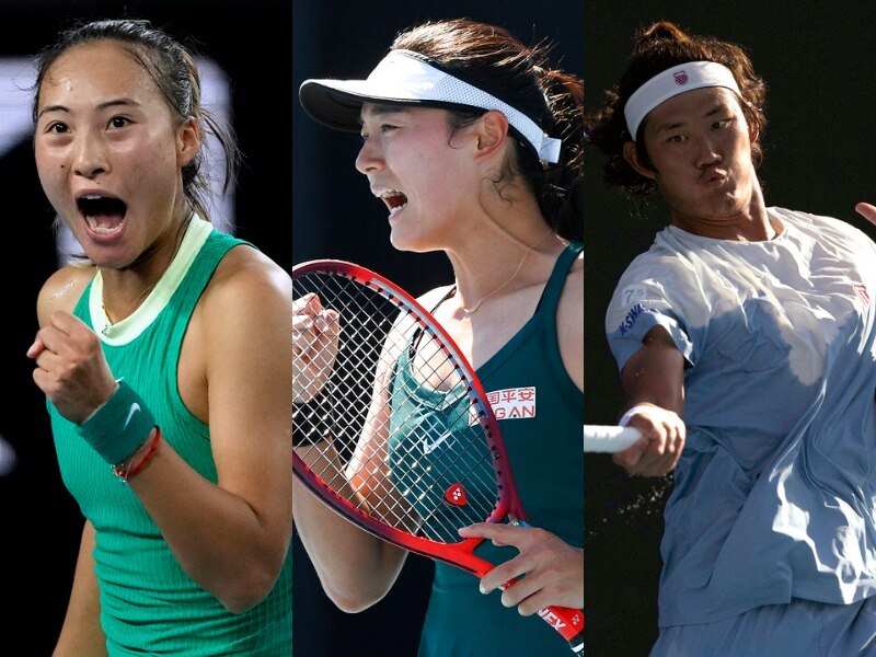 2024年澳网，中国选手第一轮比赛表现抢眼。