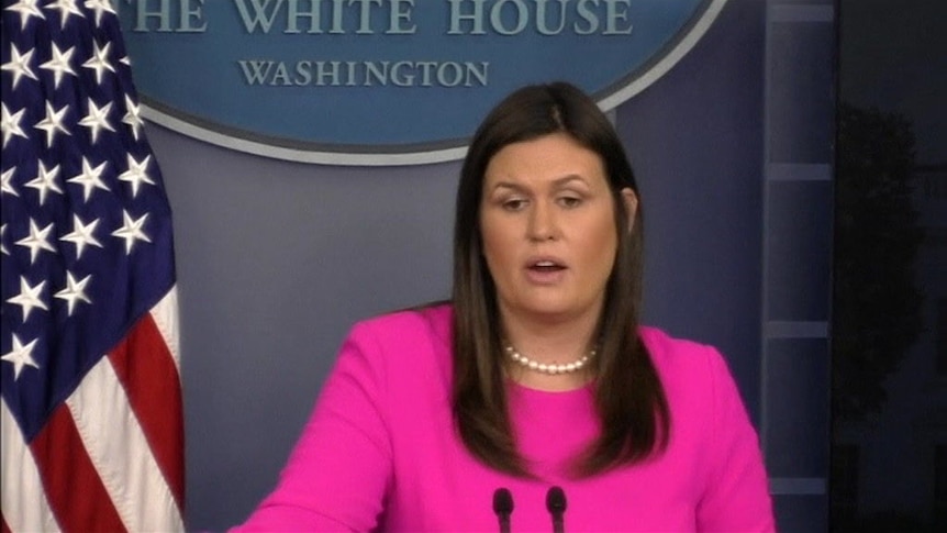 White House spokeswoman Sarah Sanders says the letter was "warm" and "positive"