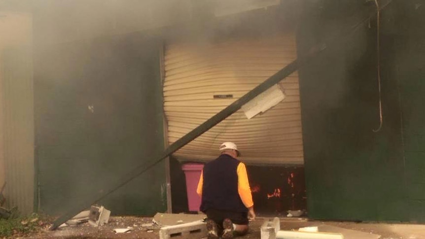 Cafe explosion at Ravenshoe near Cairns in far north Queensland.