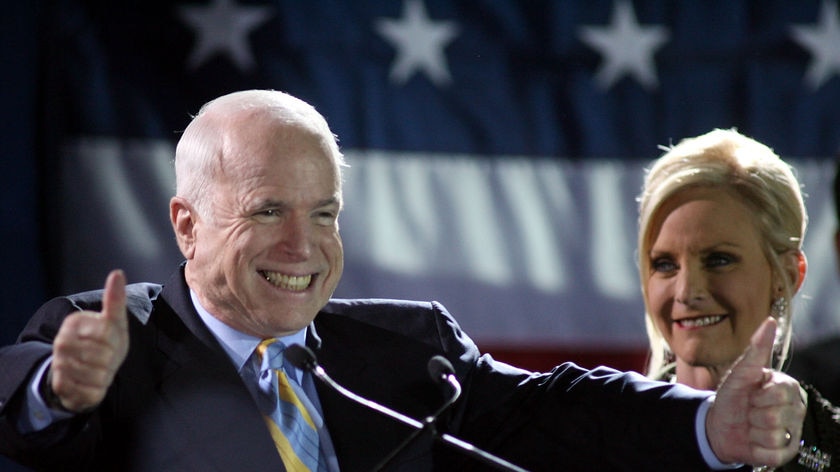 Polls show more than 20 per cent of Clinton and Obama supporters would defect to McCain if their favoured Democrat fails to win the nomination (File photo).