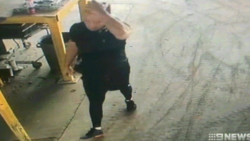CCTV footage of Rob Courtney