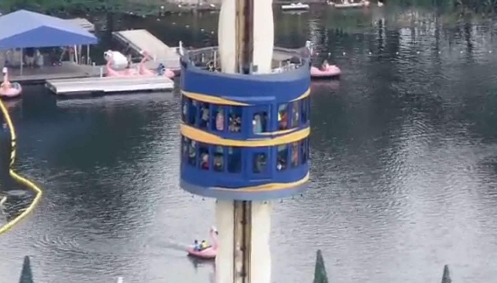 SeaWorld Orlando mocked after visitors get trapped in Sky Tower ride ...