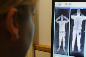 File photo: Body scanners (Reuters)