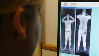 File photo: Body scanners (Reuters)