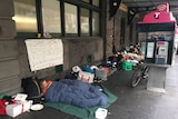 Flinders Street homeless camp