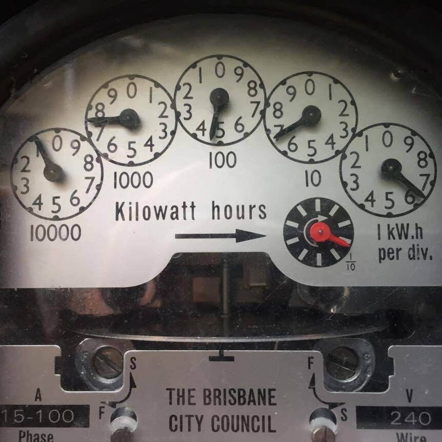A Brisbane City Council energy meter