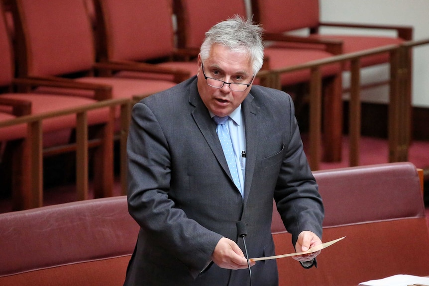 Rex Patrick speaks in the Senate.