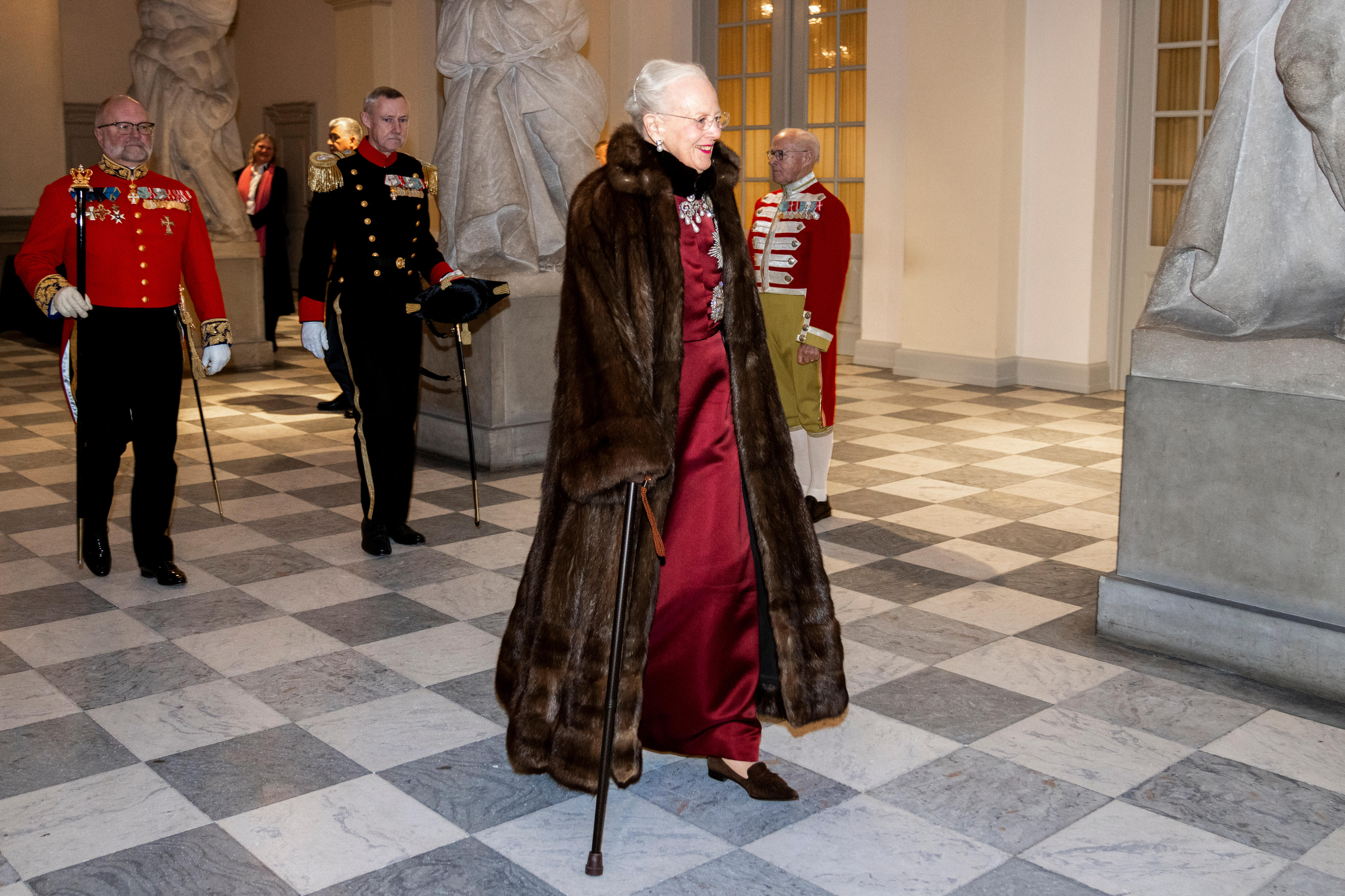 Denmark's queen makes one last public appearance ahead of abdication on