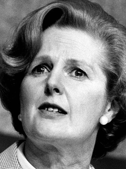 Former British Conservative party leader Margaret Thatcher photographed in London, April 1979. (AFP)