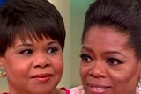 Oprah Winfrey, right, and Patricia