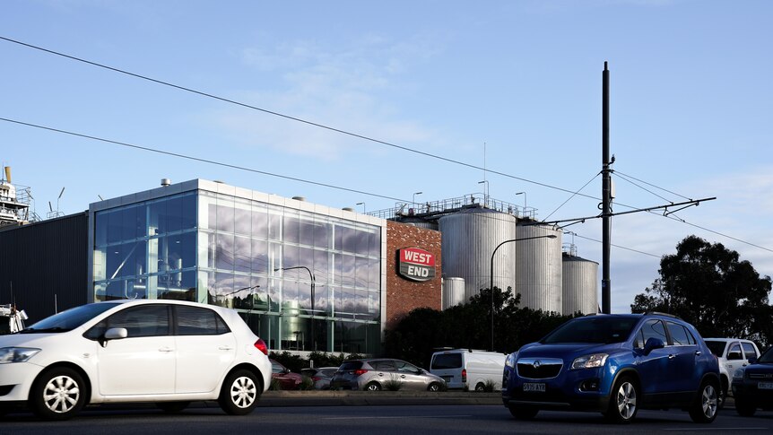 West End brewery at Thebarton