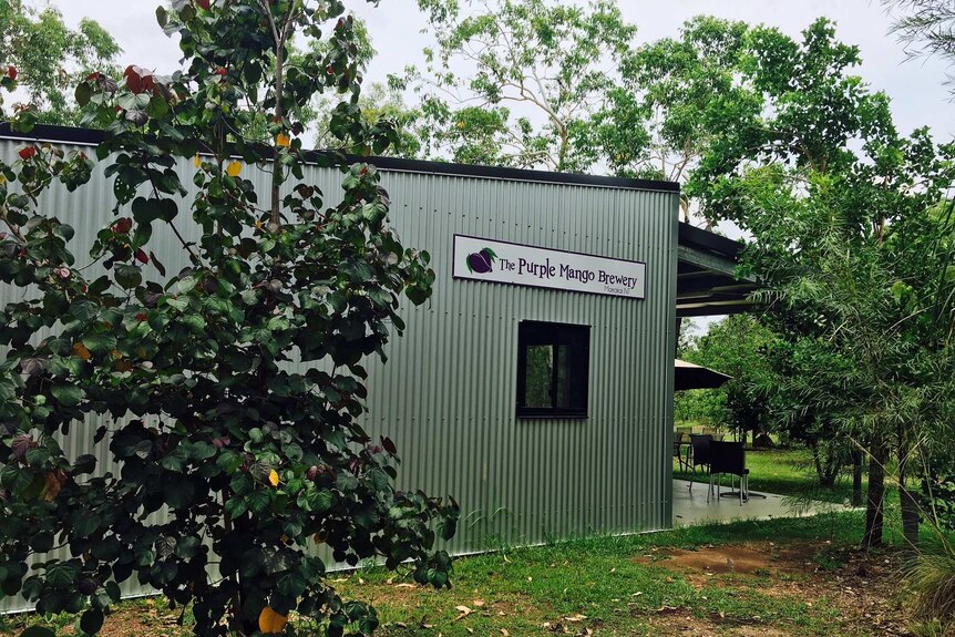Graham Bulford and his wife Gay Potter own the Purple Mango Cafe and Brewery in Marrakai, about 85km southeast of Darwin.