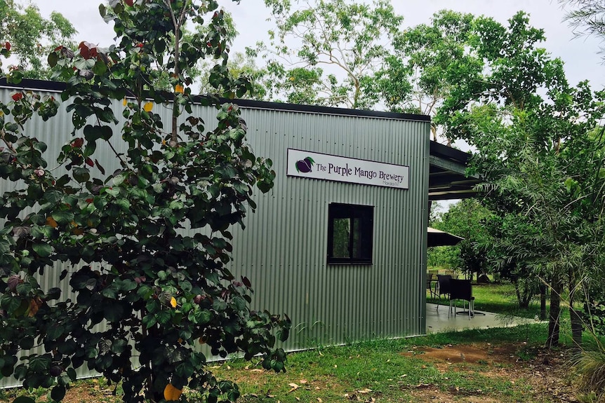 Graham Bulford and his wife Gay Potter own the Purple Mango Cafe and Brewery in Marrakai, about 85km southeast of Darwin.