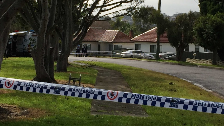 Police have established a crime scene at a Wallsend home where a baby's body was found