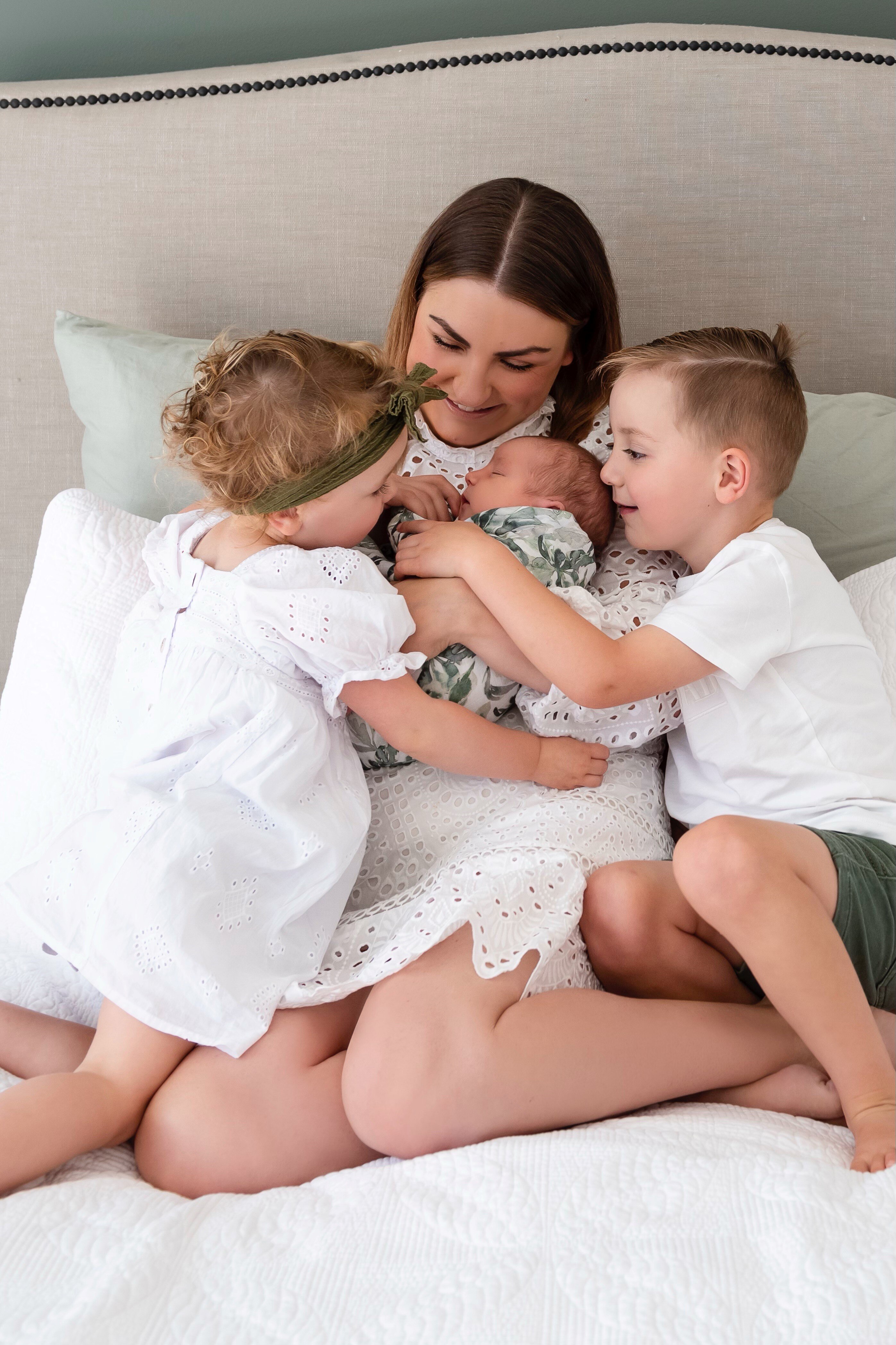 Ally Ratcliffe and her family