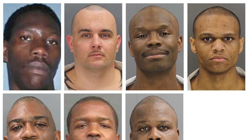 Head shots of the 7 prisoners killed in the riots