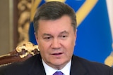 Ukraine president Viktor Yanukovych