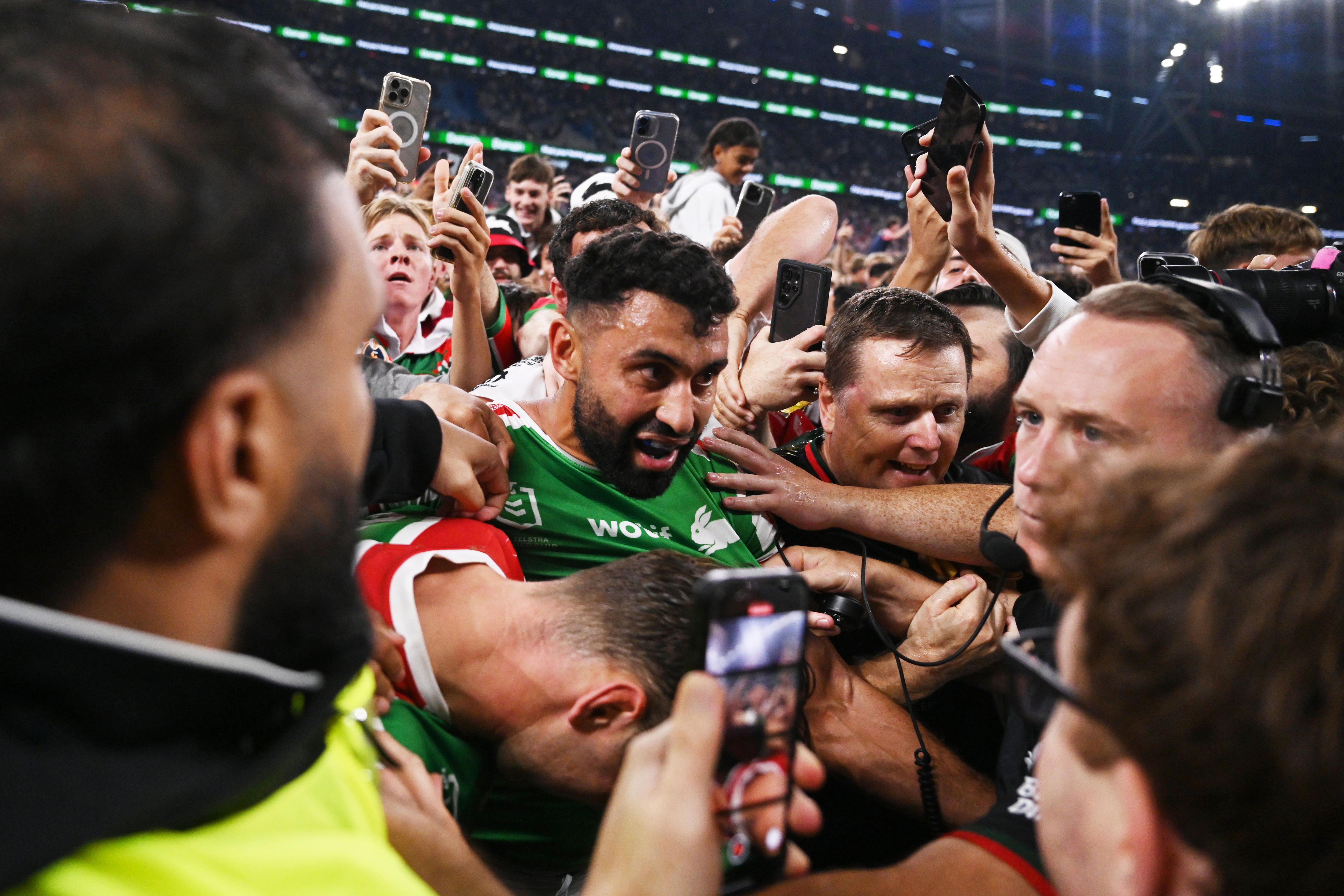 Alex Johnston's record-breaking try was a moment of pure humanity