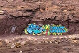 Graffiti near Marino Rocks