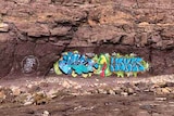 Graffiti near Marino Rocks