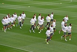 Real Madrid train in Melbourne