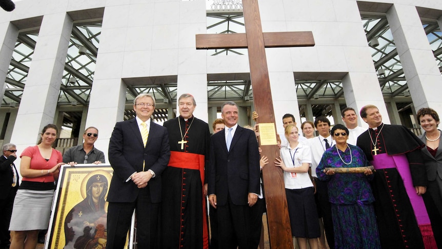 Rudd, Nelson and Pell before World Youth Day