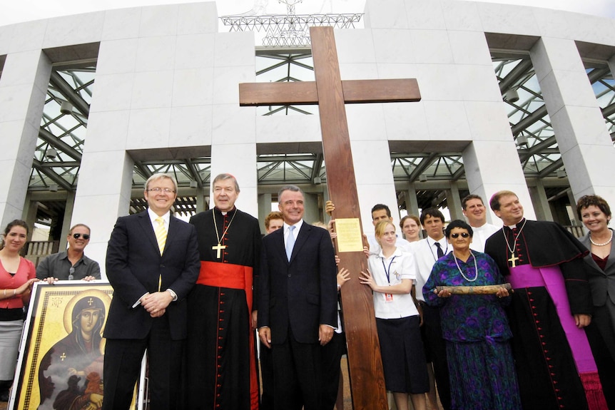 Rudd, Nelson and Pell before World Youth Day