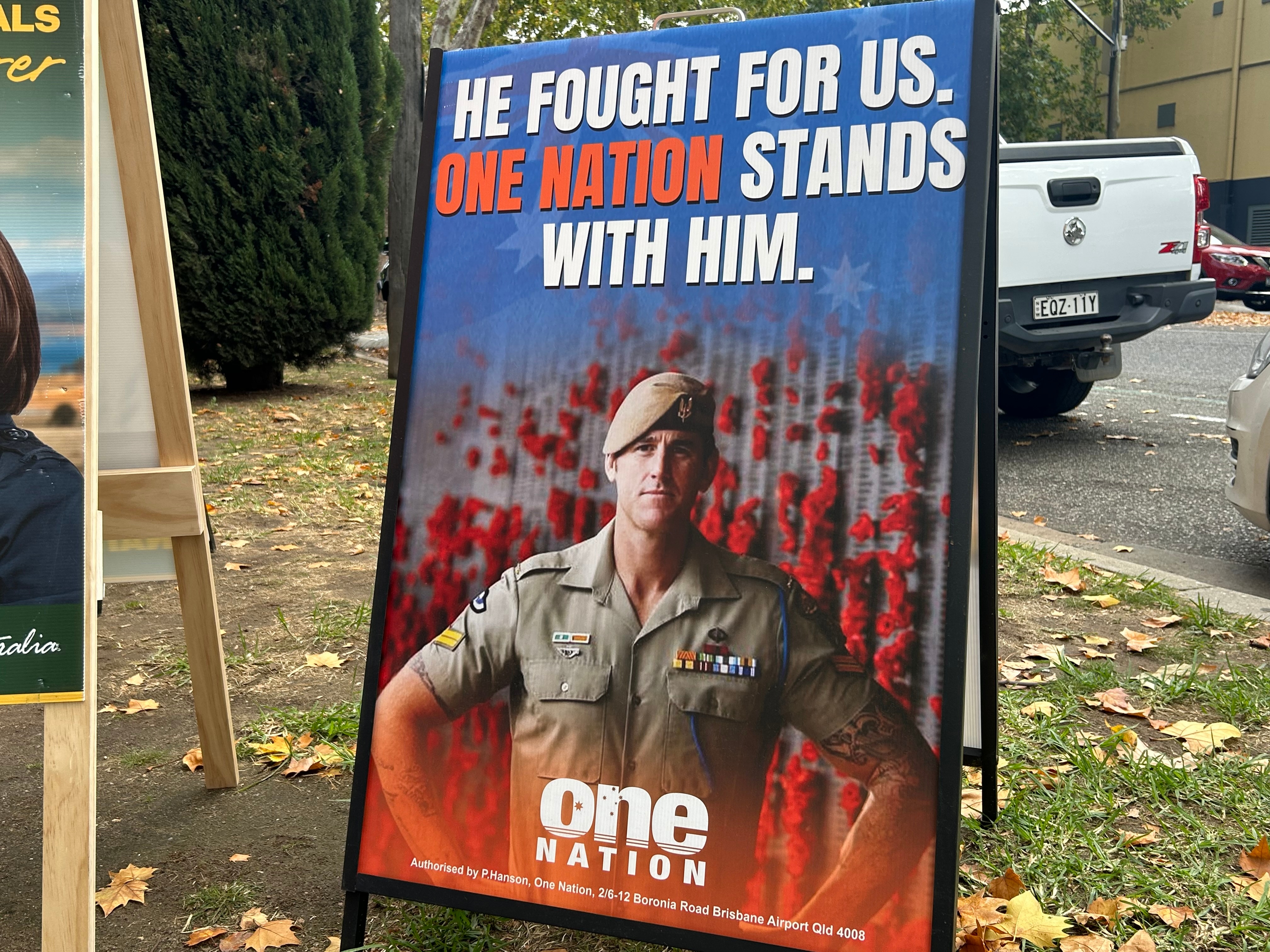 One Nation corflutes backing Ben Roberts-Smith spark legal warning