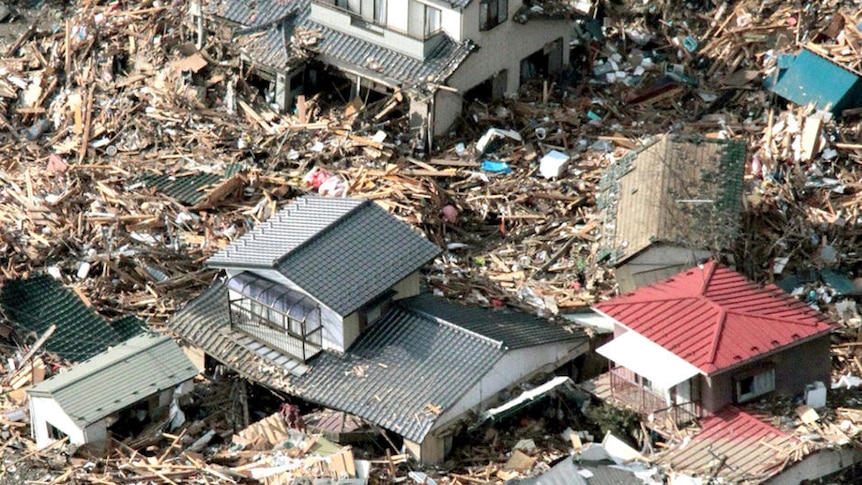 Around 10,000 people are unaccounted for in the Japanese port town of Minamisanriku.