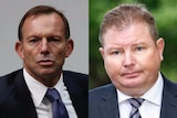 Tony Abbott and Craig Laundy composite