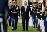 Tony Abbott reviews US troops