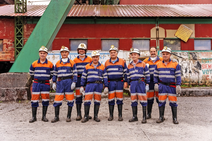 Former coal workers who formed a choir