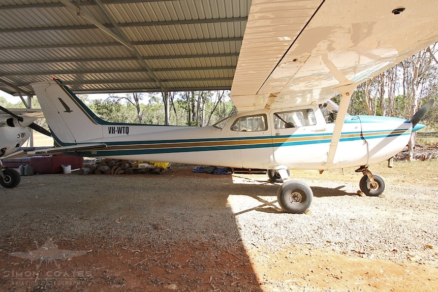 The single engine Cessna 172 Skyhawk was built in 1973, seen here at the Agnes Water Airstrip last year.