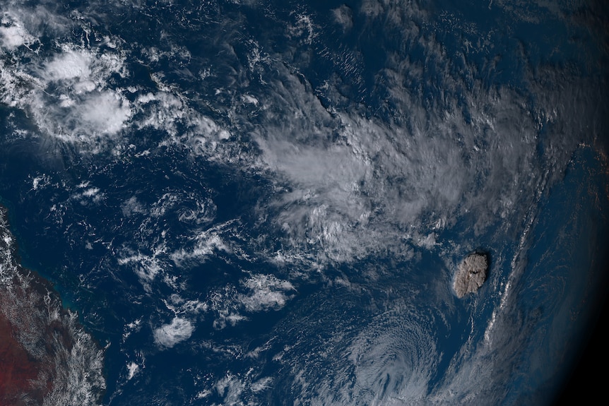 This satellite image shows the ash cloud getting bigger.