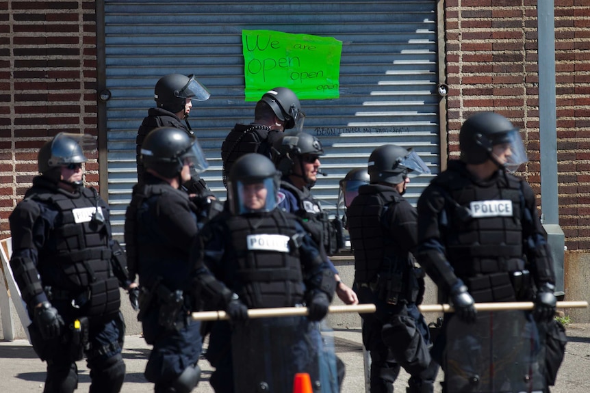 Police in Baltimore
