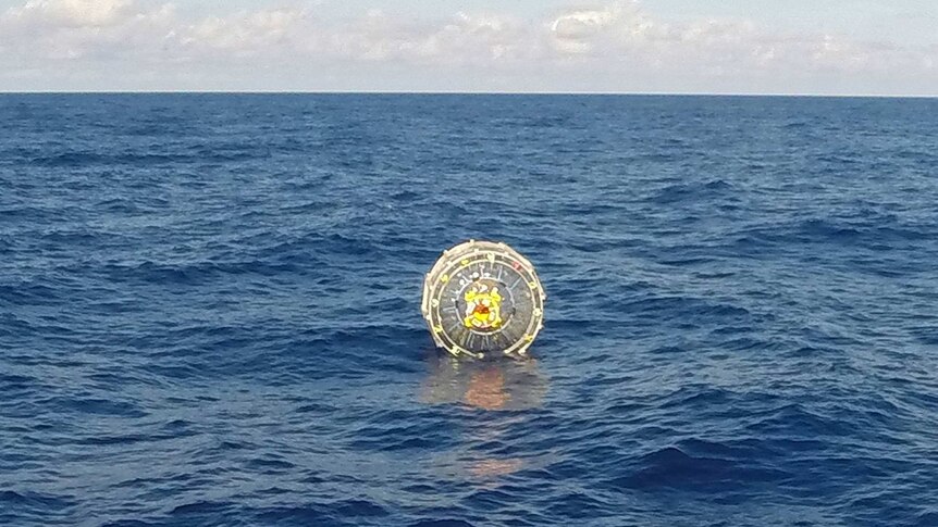 Reza Baluchi aboard an inflatable bubble