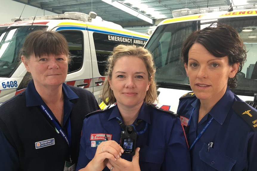 Ambulance Victoria paramedics will trial wearing body cameras
