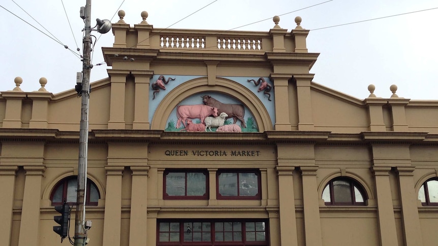 The exterior of the Queen Victoria Market in Melbourne.