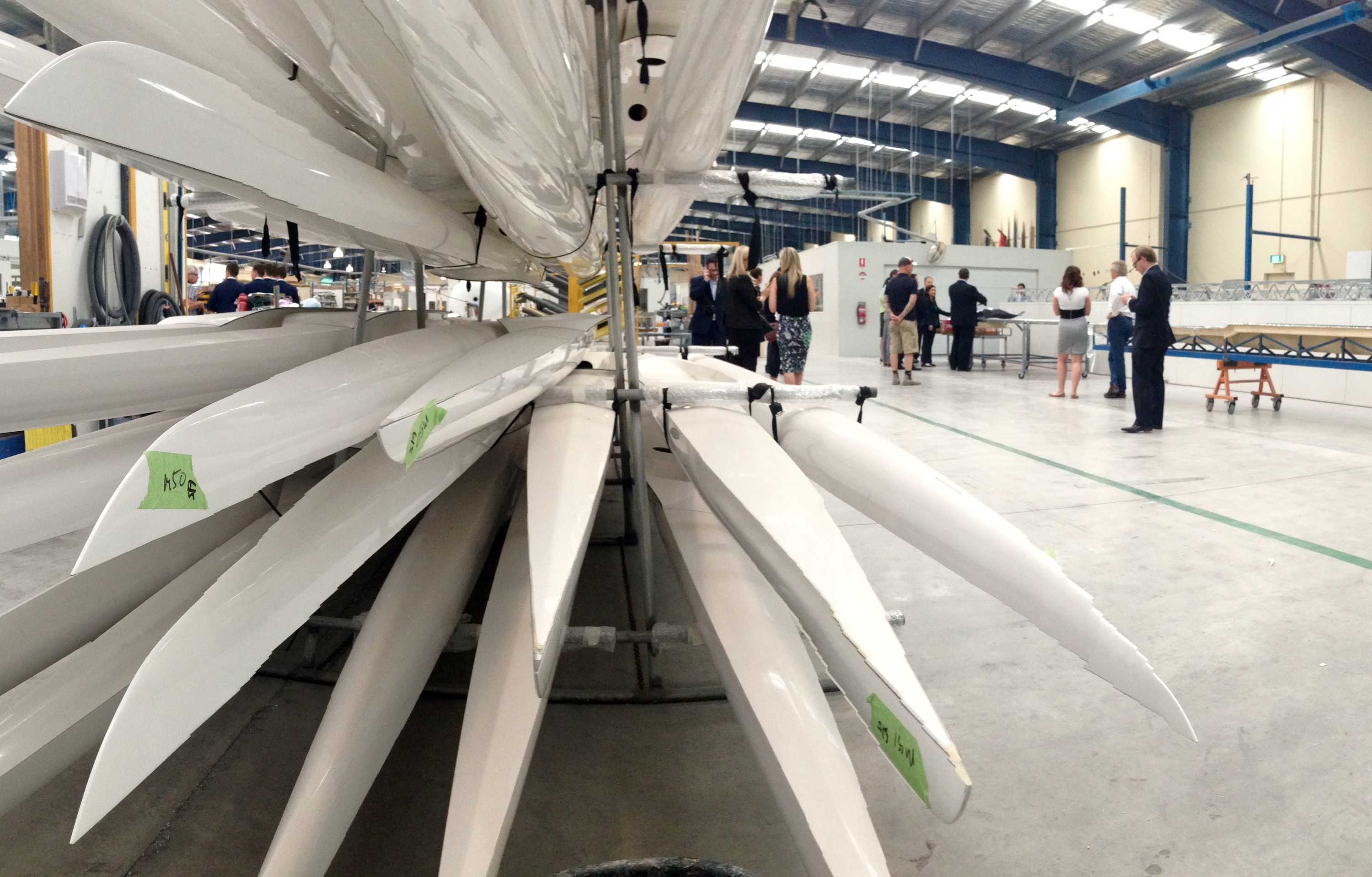 Rowing boats replace cars as Geelong begins manufacturing recovery ...