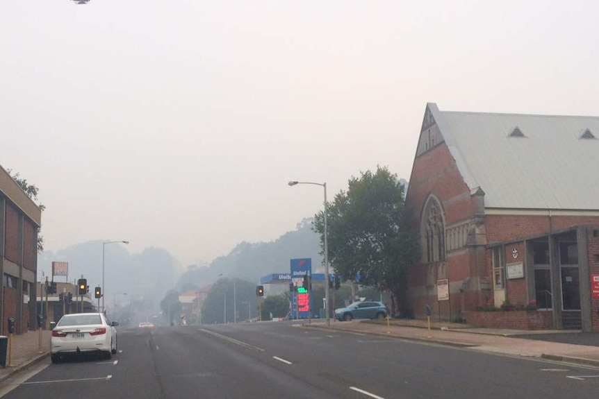 Smoke haze shrouds Burnie