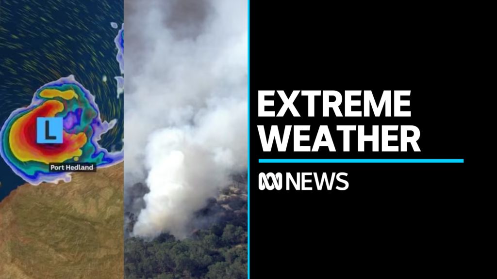 Extreme Weather: Composite of synoptic map of tropical low and bushfire smoke