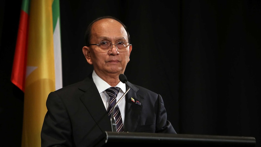 Burmese President Thein Sein in NZ